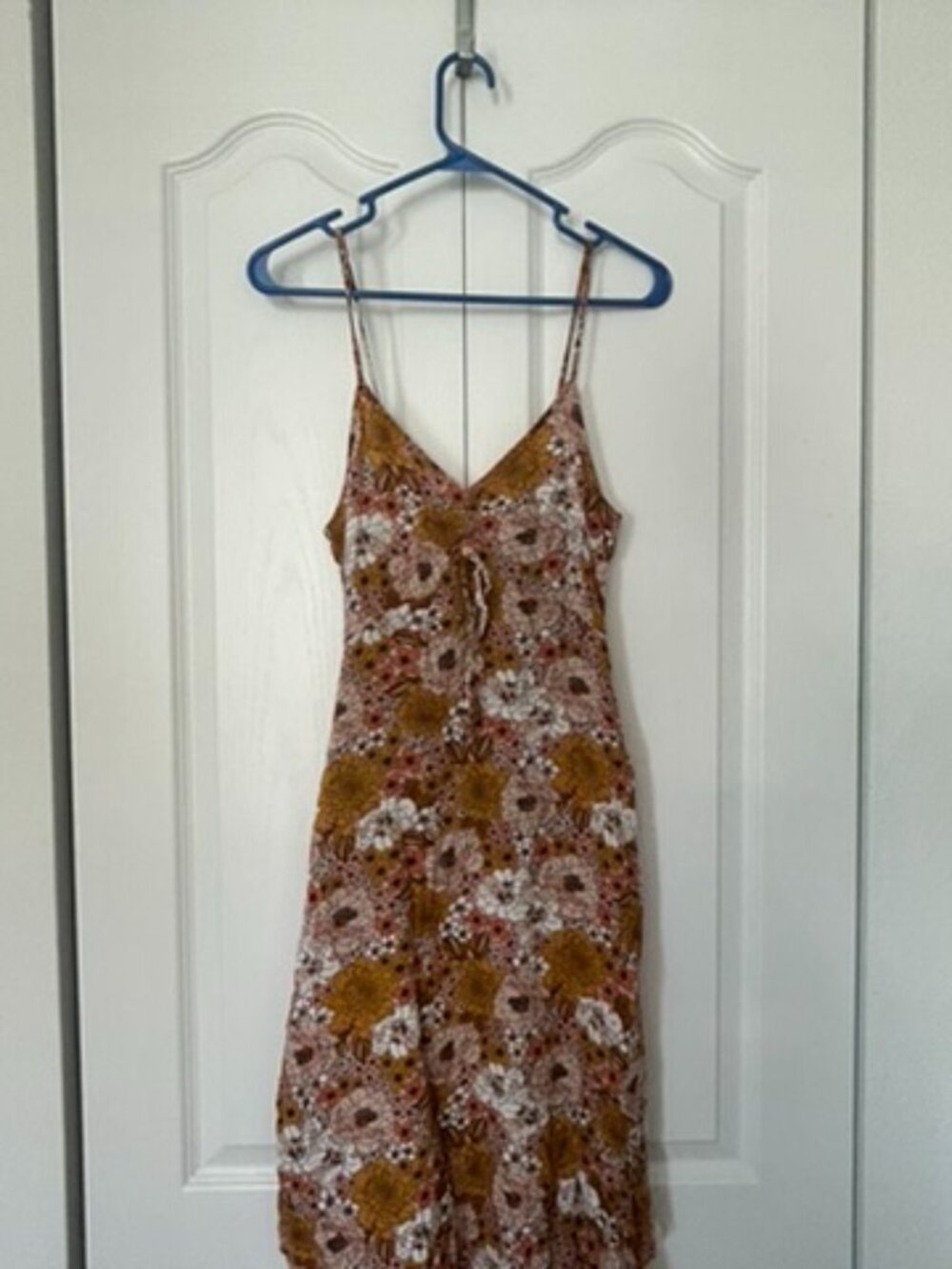 Sincerely Jules | Floral Tie-Front Midi Dress with Pockets | Size XS